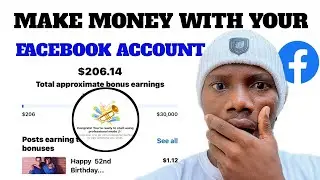 Make Money with your Personal Facebook Account / Profile