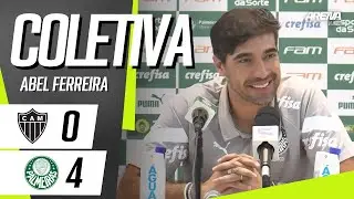 COLETIVA ABEL FERREIRA | AO VIVO | Atlético-MG 0 x 4 Palmeiras - Brasileirão 2024