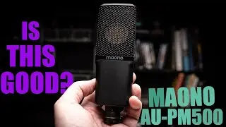 Maono AU PM500 Large Diaphragm Condenser Microphone Comparison