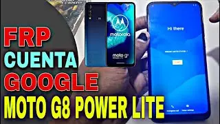 Frp Google | Moto G8 Power Lite, Cuenta Google XT2055