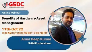 HAM Webinar Benefits of Hardware Asset Management by AMAR DEEP KUMAR