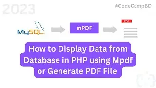 How to Display Data in PDF file from Database in PHP using Mpdf || 