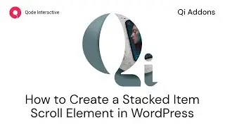 Add a Stacked Item Scroll Using Elementor Addons in WordPress