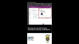 In-app notifications in model-driven Power Apps @365Training #Shorts