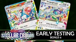 Stellar Crown Early Testing, Bonus 6: Cinderace ex vs. Terapagos ex