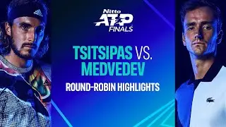 Tsitsipas vs. Medvedev | Nitto ATP Finals Highlights