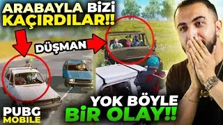 DÜŞMANLAR ARABAYLA BİZİ KAÇIRDI!! 😂 (ÇOK GÜLECEKSİNİZ!) | PUBG Mobile
