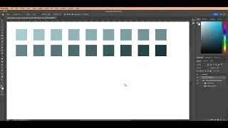 Photoshop: Creating a color palette and mixing colors digitally
