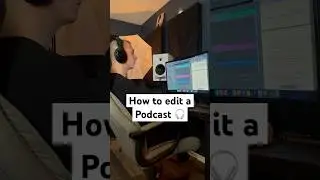 How To Edit a Podcast #Shorts