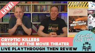 Cryptic Killers: Murder at The Movie Theater - Live playthrough then review