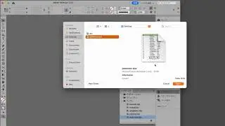 InDesign UXP Scripting, Read xlsx file and build table