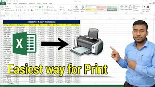 Print in Excel | How to Print Large Excel Sheet on One Page | Print Page Setup in MS Excel