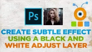 How to Create Subtle Effect using a Black and White Adjust Layer in Photoshop