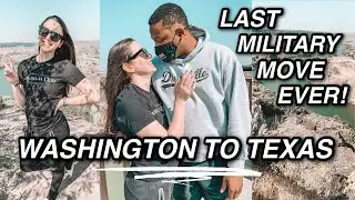 MOVING ACROSS THE COUNTRY | MILITARY MOVE EDITION | VLOG