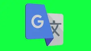 Google Translate Green Screen Logo Loop Chroma Animation