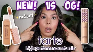 NEW! TARTE SHAPE TAPE RADIANT CONCEALER VS THE OG SHAPE TAPE! (REVIEW & WEAR TEST) IS IT WORTH $31?!