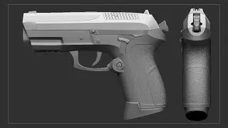 Zbrush Weapon request video - Pistol