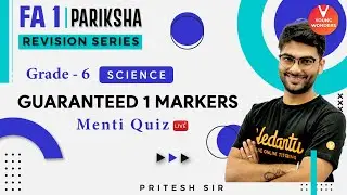 NCERT Class 6 Science | GUARANTEED 1 Mark Questions | Young Wonders | Pritesh Sir