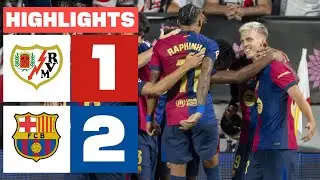 RAYO VALLECANO 1 - 2 FC BARCELONA | RESUMEN LALIGA EA SPORTS