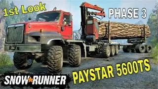 SNOWRUNNER PHASE 3 WISCONSIN NEW TRUCK INTERNATIONAL  PAYSTAR 5600TS