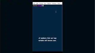 Python Basics! For loop #programming  #tutorial  #python  #forloop