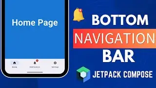 BottomNavigation Jetpack Compose 🚀 | Android Studio | 2024