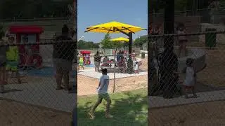 Opening of the new splash pad in the community