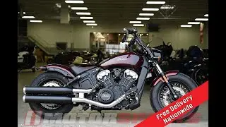 2023 Indian Motorcycle® Scout® Bobber Twenty ABS Maroon Metallic PI23040@ iMotorsports