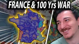 12 DETAILED France EU5 MAPS & 100 Yrs WAR HISTORICAL SETTING