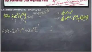 User Submitted Exponent Derivative Problem - Calculus