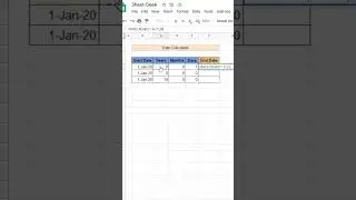 How to predict a date in Google Sheets! 🤭 #googlesheets #excel #exceltips #spreadsheet