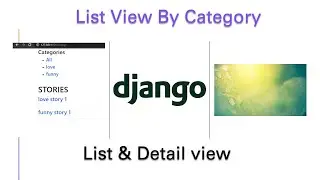 Create Category wise List view in django || Category wise List and Detail page with django