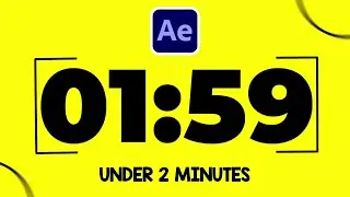 Countdown Timer Tutorial in After Effects | FULL GUIDE