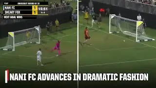 Nani FC advances to Round of 16 on goalie goal from long distance 👀 | TST on ESPN