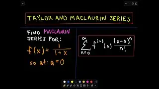 Finding a Maclaurin Series Expansion - Another Example 1