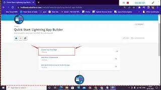 Create Your First Page | Quick Start: Lightning App Builder | Salesforce