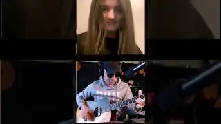 ГИТАРИСТ В ЧАТ РУЛЕТКЕ Очень круто сыграл. Для девушки.  #Bee Gees-Stayin' Alive