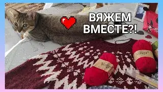 ВЯЗАЛЬНЫЙ ВЛОГ 16/23.🧶🍂 Работа идет/ Носочки готовы🧦/ Выбор на МК 💯 сделан.