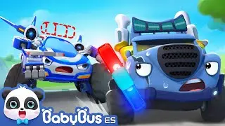 Dónde Está Mi Sirena🚨 | Camiones de Monstruo | Canciones Infantiles | BabyBus en Español