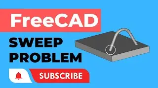 Solving the problem with sweep the profile along the path | FreeCAD 0.21 | Additive pipe