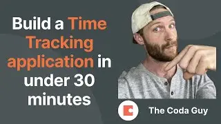 Build a time tracking application in 20 minutes