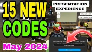 *NEW* ALL WORKING CODES FOR THE PRESENTATION EXPERIENCE IN 2024! ROBLOX THE PRESENTATION EXPERIENCE