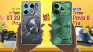 Infinix GT 20 Pro Vs Tecno Pova 6 Pro | Full Comparison 🔥 Which One Is Best?