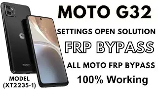 Moto g32 Frp Bypass without pc || all moto frp bypass (xt2235-1)