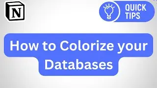 How to color Notion Database
