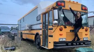 Framing Kids Bunks / Skoolie Lofts / Bathroom in our Bus Conversion!! ***