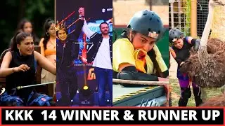 Khatron Ke Khiladi 14 Winner & Runner Up In Grand Finale Episode -KKK 14 Winner Winning Moment Video