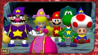 Mario Party 2 for N64 ⁴ᴷ Horror Land (Peach gameplay)