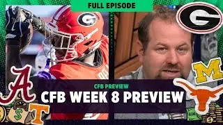 CFB Week 8 Preview: Georgia at Texas, Alabama at Tennessee, Michigan at Illinois & more | Bear Bets