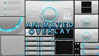 TWITCH ANIMATED OVERLAY PACK START & Streamlabs OBS Tutorial